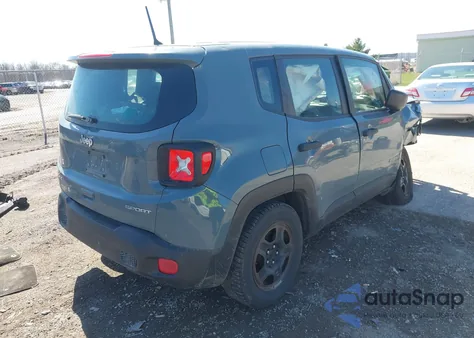 2018 Jeep Renegade z USA, uszkodzony, nr VIN ZACCJBAB8JPH33978